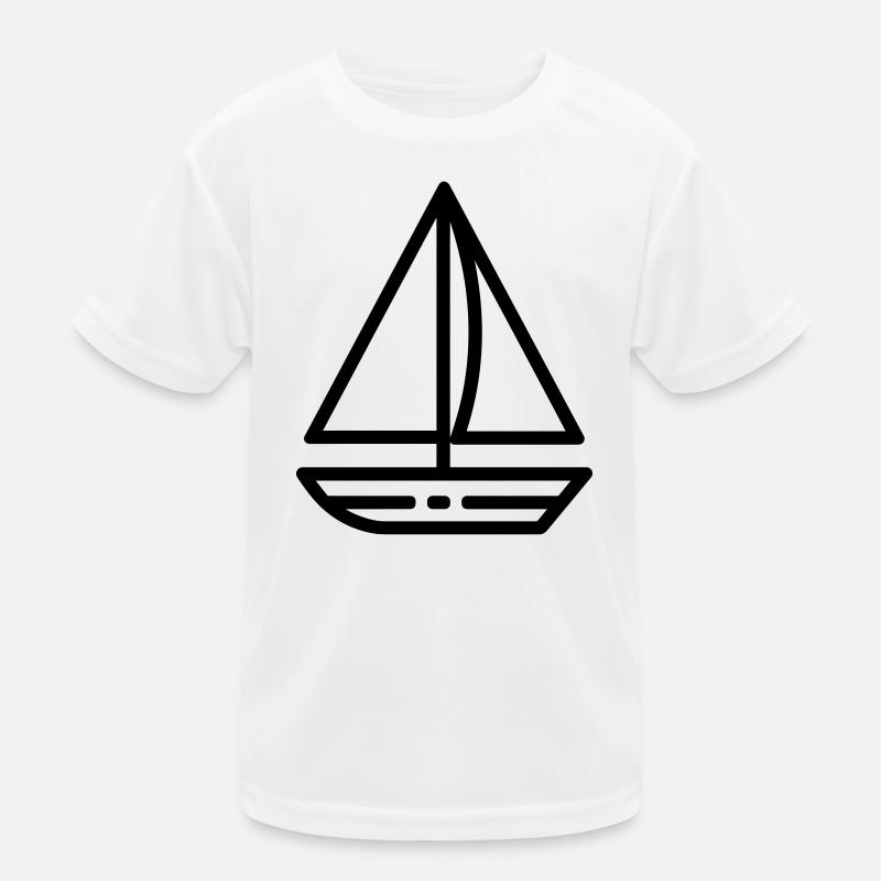 sailing ship Kids Functional T-Shirt