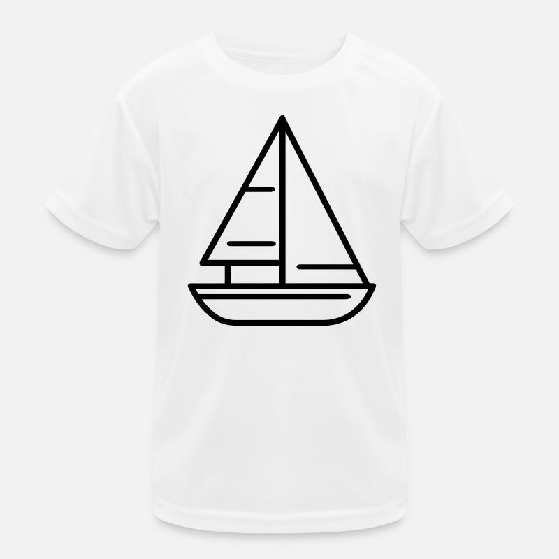Segelschiff Kinder Funktions-T-Shirt