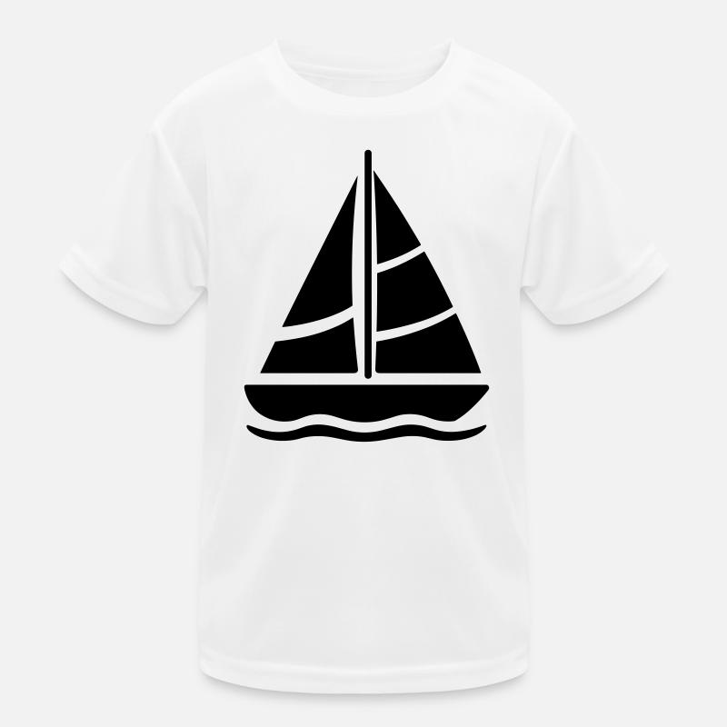 Segelschiff Kinder Funktions-T-Shirt