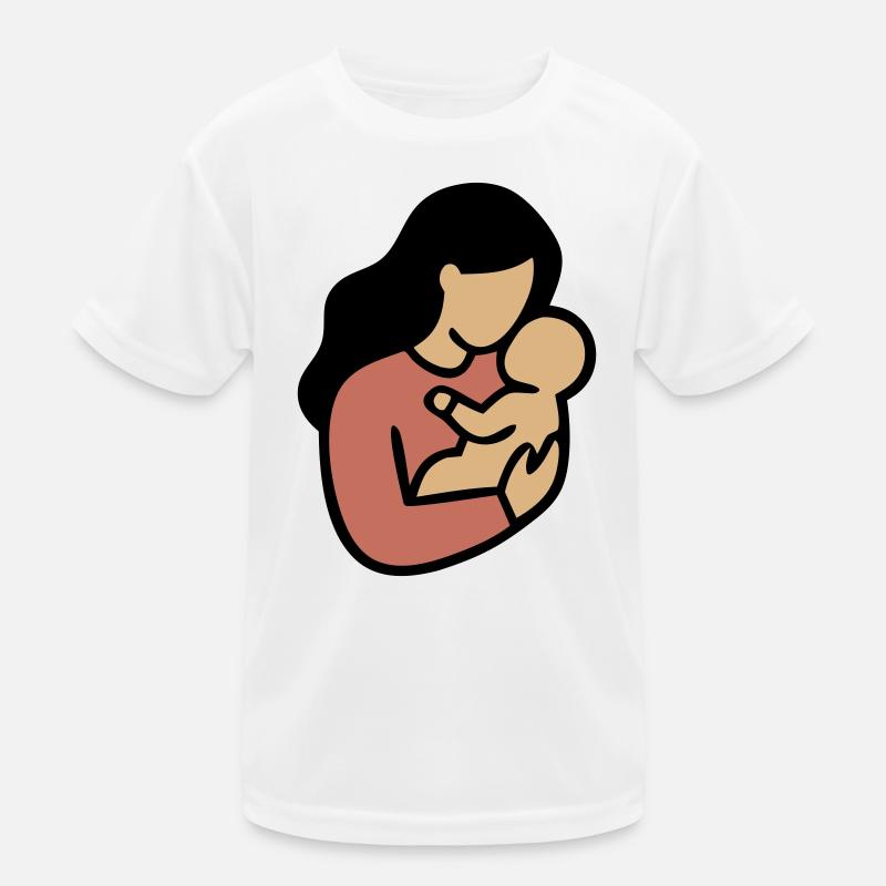 Minimalisme Bohème, Maman Bébé T-shirt sport Enfant