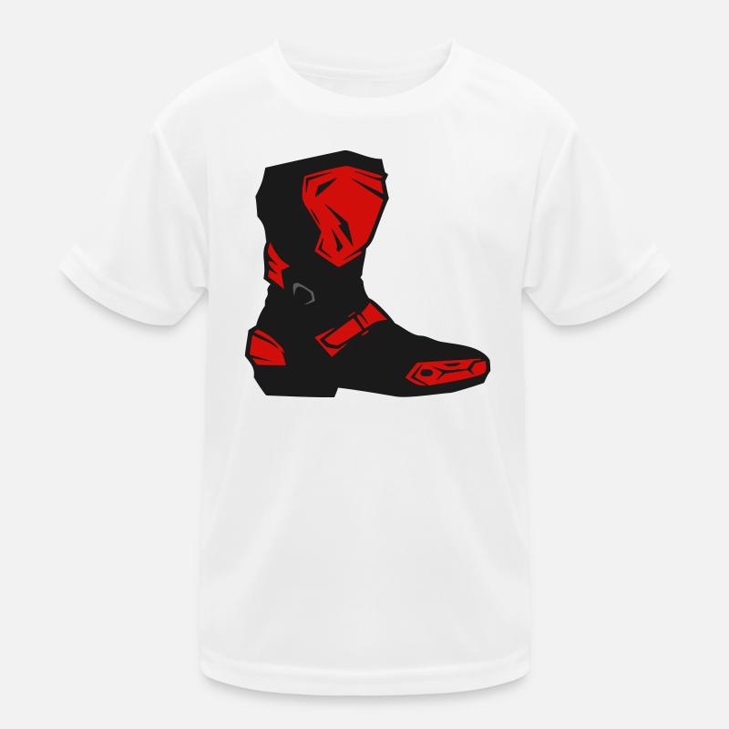 Motorrad Stiefel Racing Schuh Kinder Funktions-T-Shirt