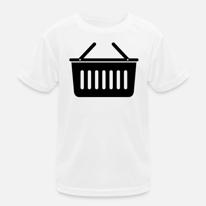 Lebensmittelkorb Kinder Funktions-T-Shirt