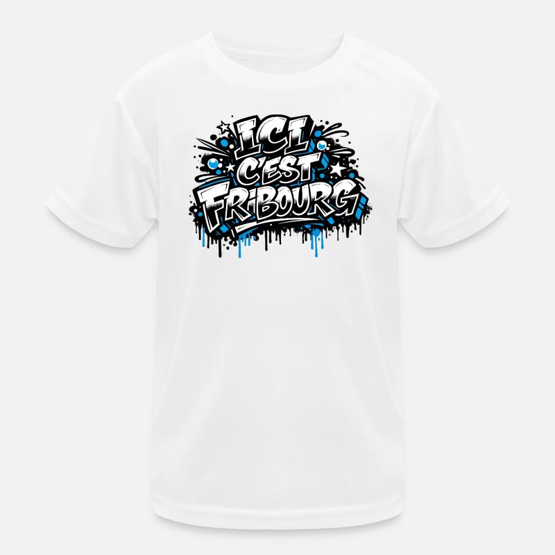 ICI C'EST FRIBOURG Kids Functional T-Shirt
