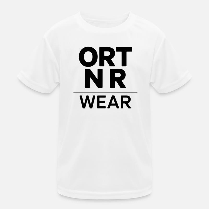 Logo Simple - Kids Functional T-Shirt - white
