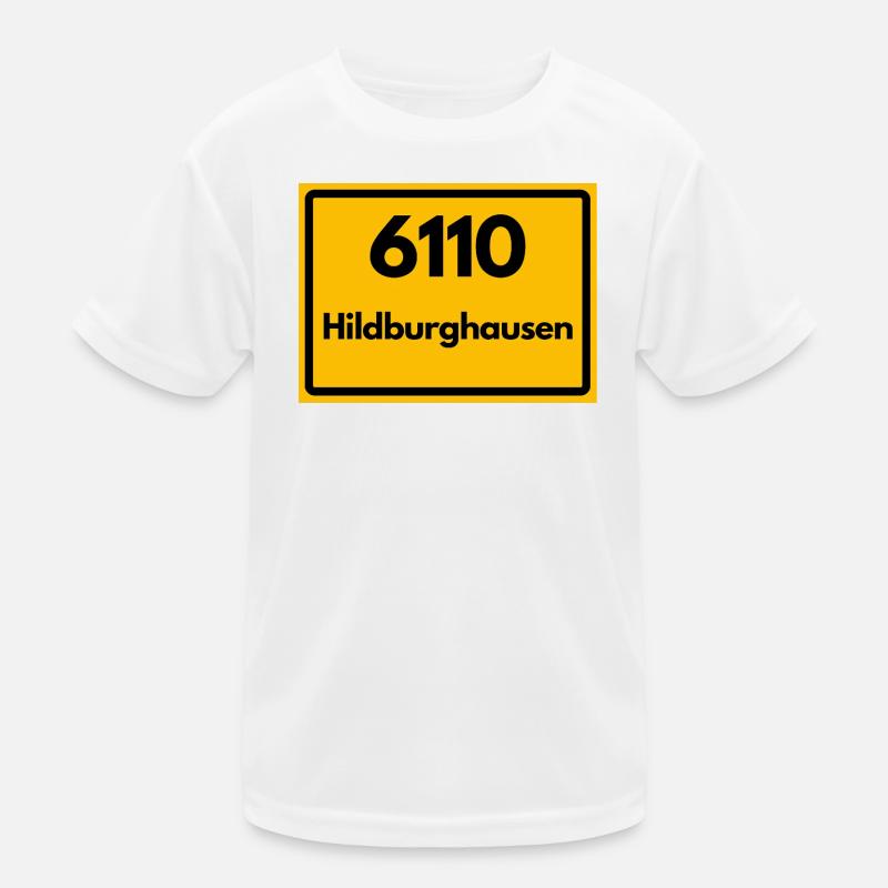 Alte Postleitzahl 6110 Hildburghausen | DDR Kinder Funktions-T-Shirt