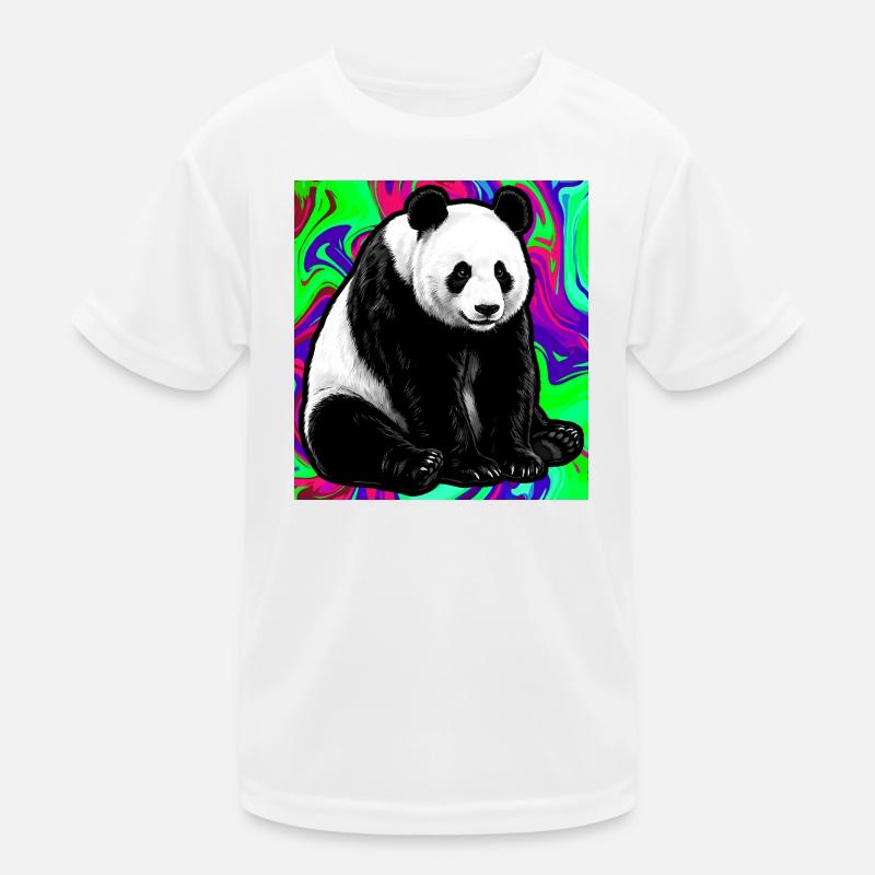 Panda Kinder Funktions-T-Shirt