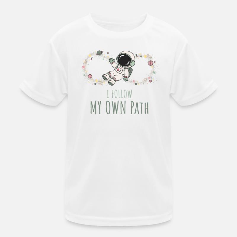 Je suis mon propre chemin, Autronaute T-shirt sport Enfant