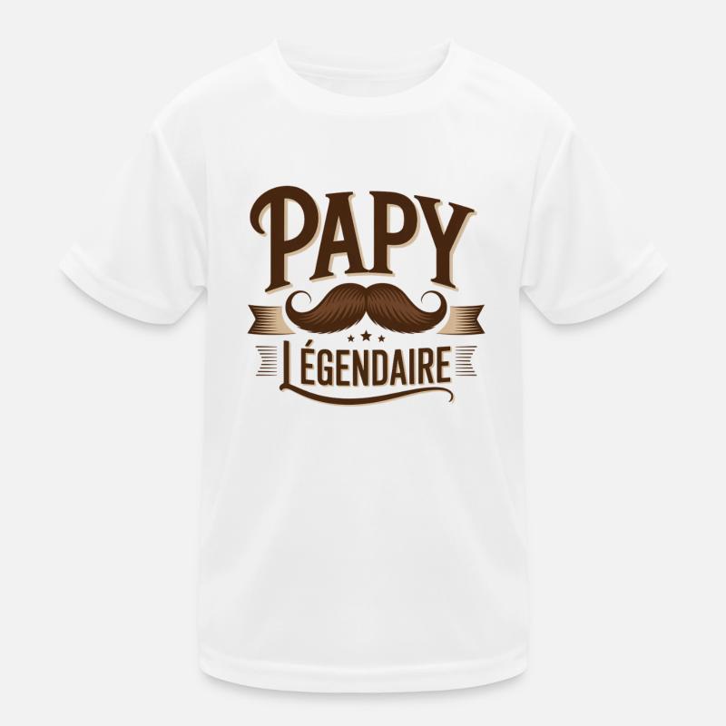 Opa Legendärer Schnurrbart Kinder Funktions-T-Shirt