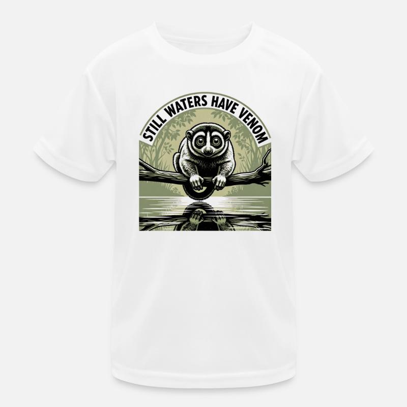 Stille Wasser | Giftiger Plumplori Kinder Funktions-T-Shirt