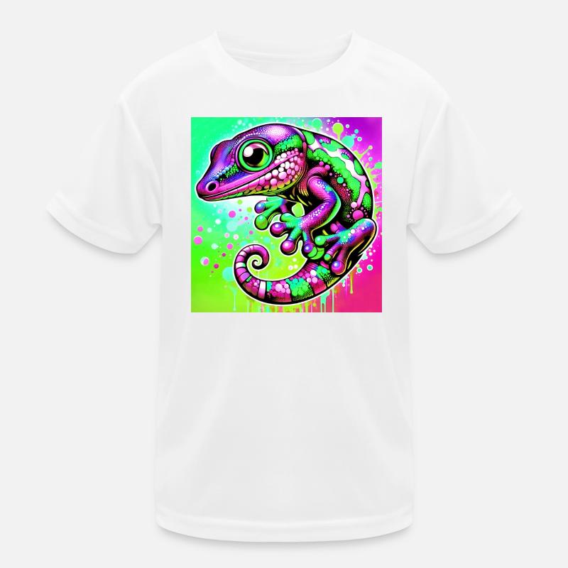 Gecko Kinder Funktions-T-Shirt