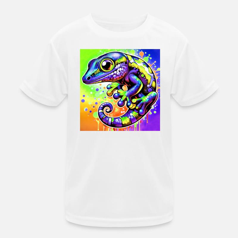 Gecko Kinder Funktions-T-Shirt