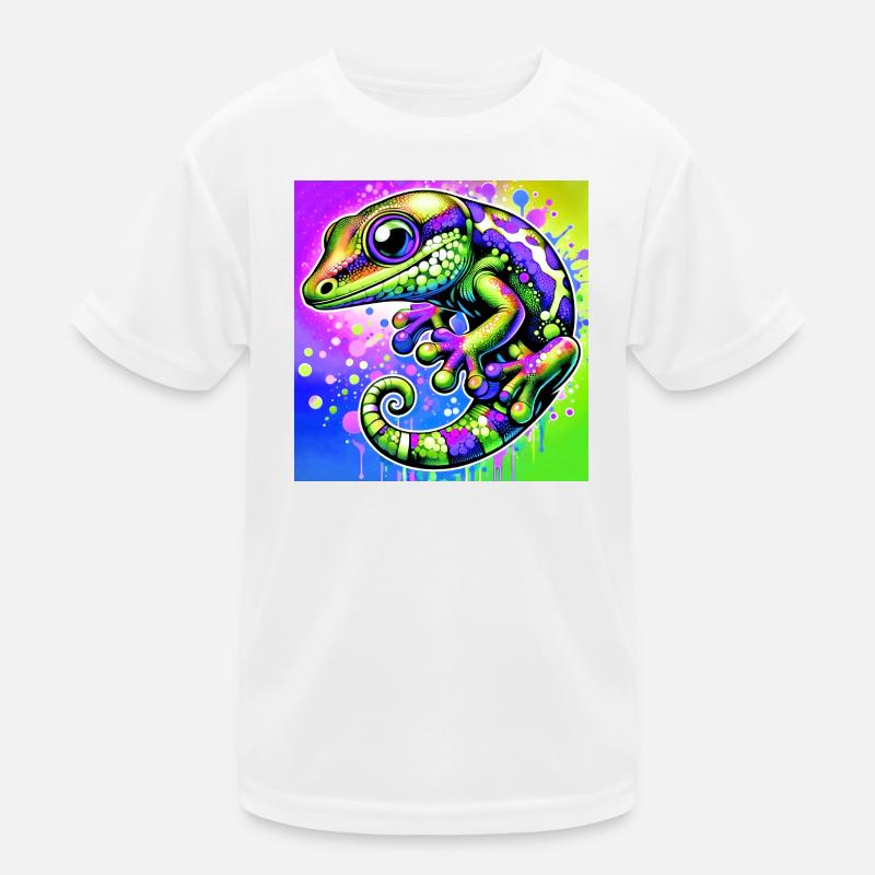 Gecko Kinder Funktions-T-Shirt