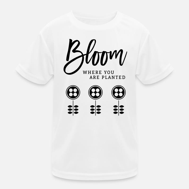 Bloom - Kids Functional T-Shirt - white
