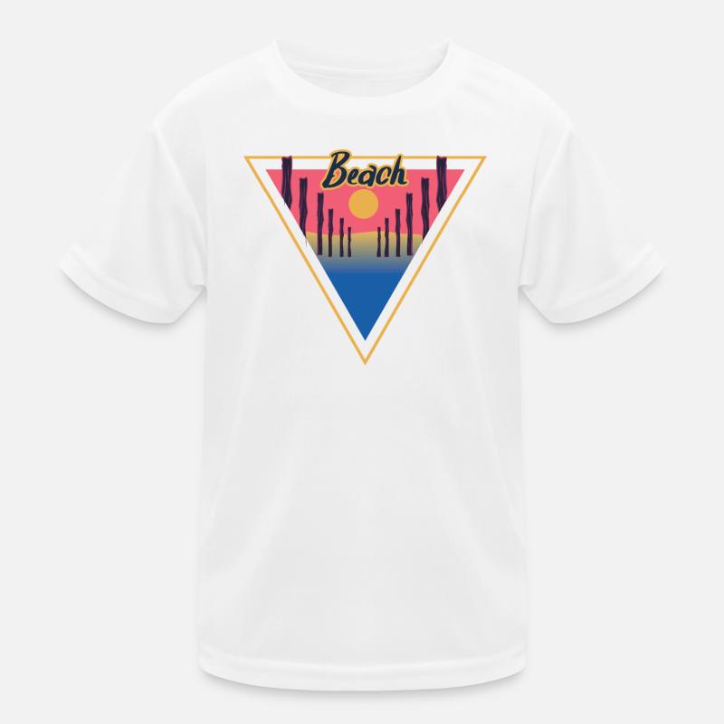 Beach Triangle Kinder Funktions-T-Shirt