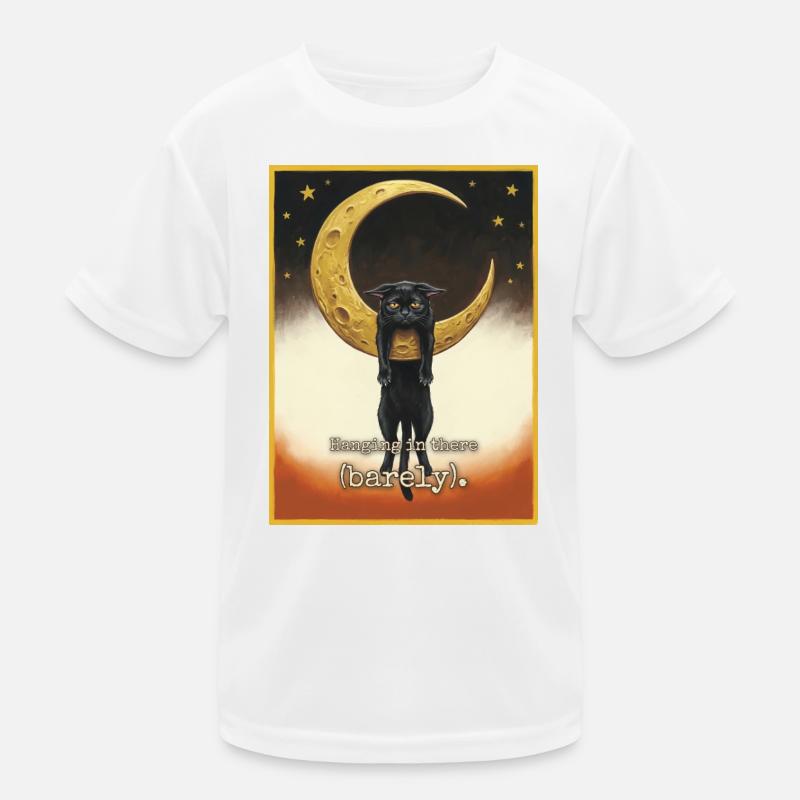 Chat à peine suspendu T-shirt sport Enfant