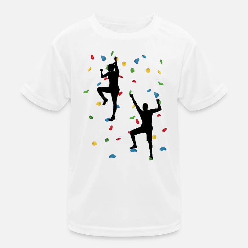 Climbing Wall Duo – Climbing Challenge Kids Functional T-Shirt