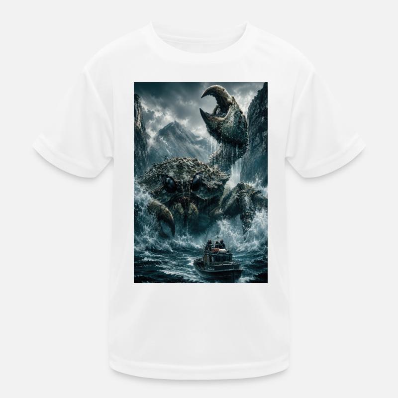 frozen bound Kraken Standoff Kids Functional T-Shirt