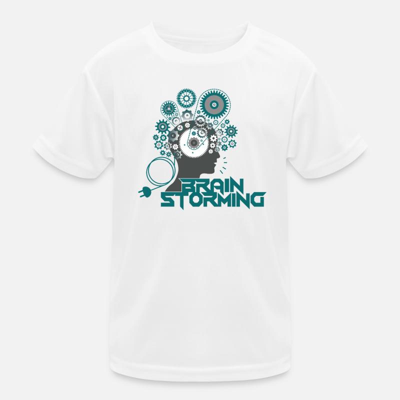 Brainstorming Head – Office & Office Ideas Kids Functional T-Shirt