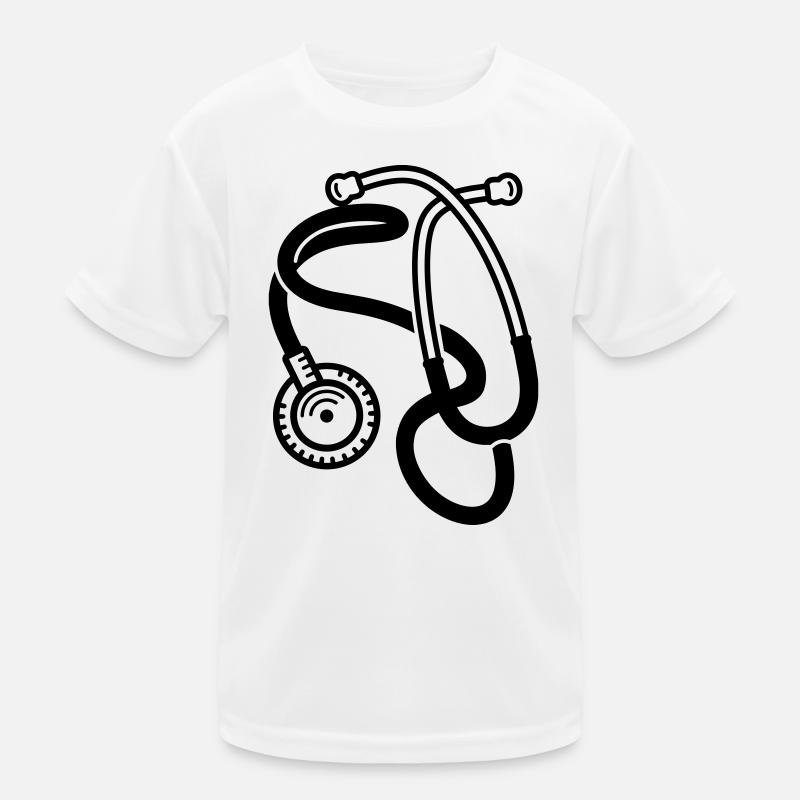 Stethoskop Kinder Funktions-T-Shirt