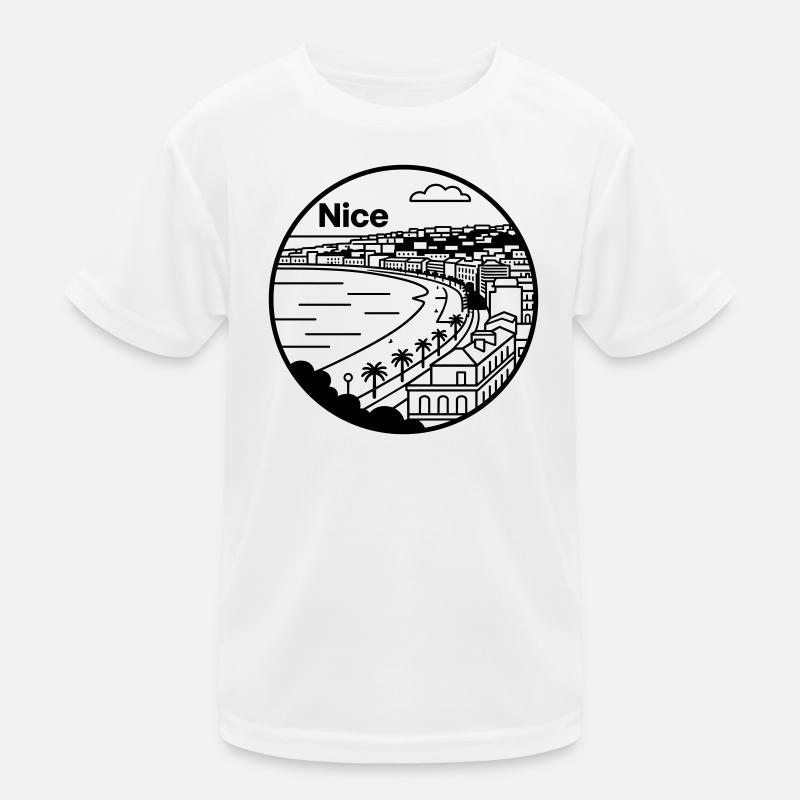 Nizza Frankreich Kinder Funktions-T-Shirt