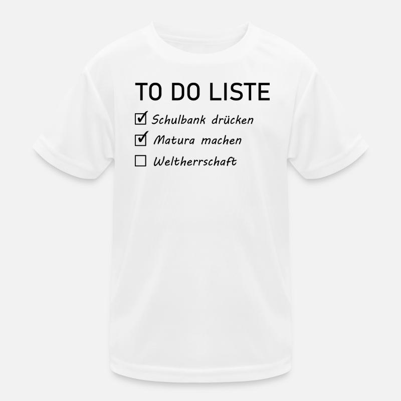 Matura Spruch  Kinder Funktions-T-Shirt