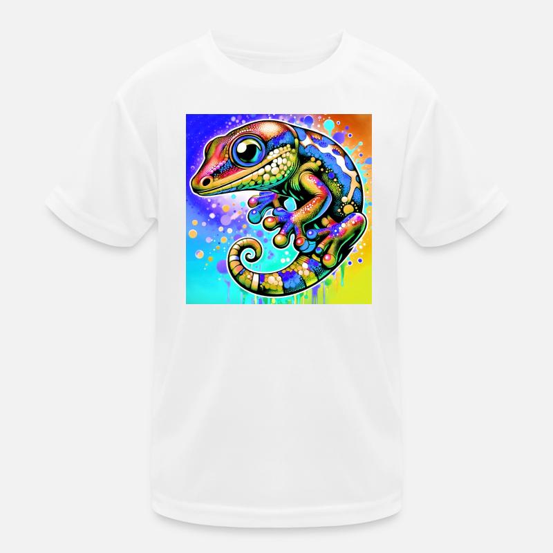 Gecko Kinder Funktions-T-Shirt