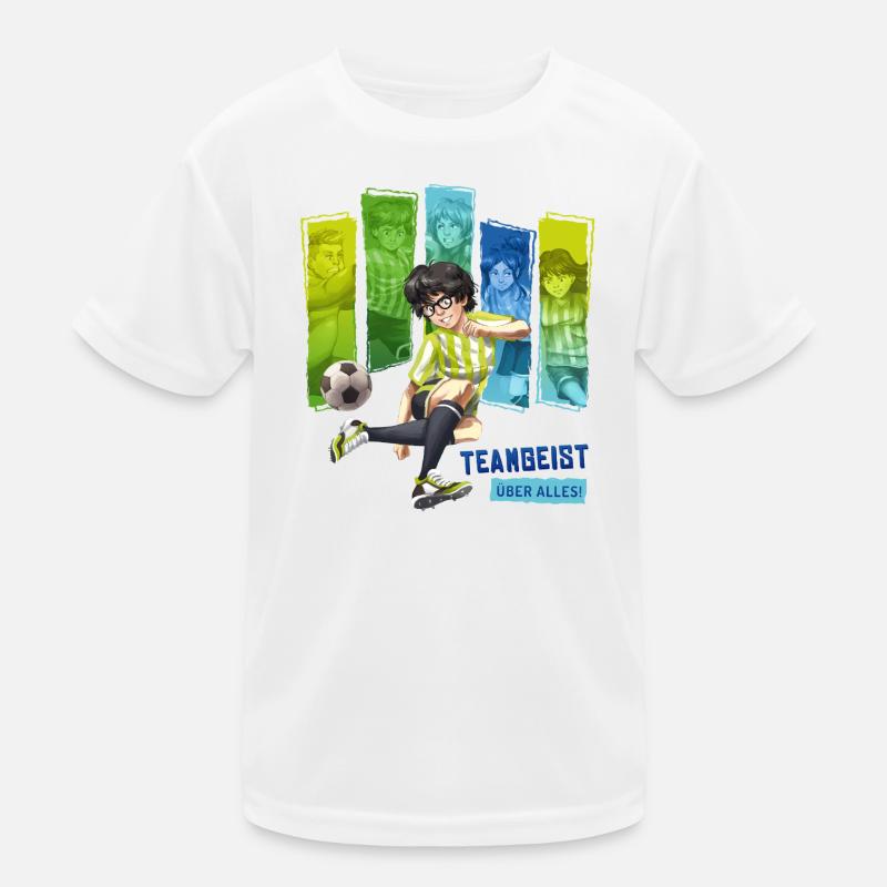 Bande De Foot Devise Esprit DÉquipe Avant Tout T-shirt sport Enfant