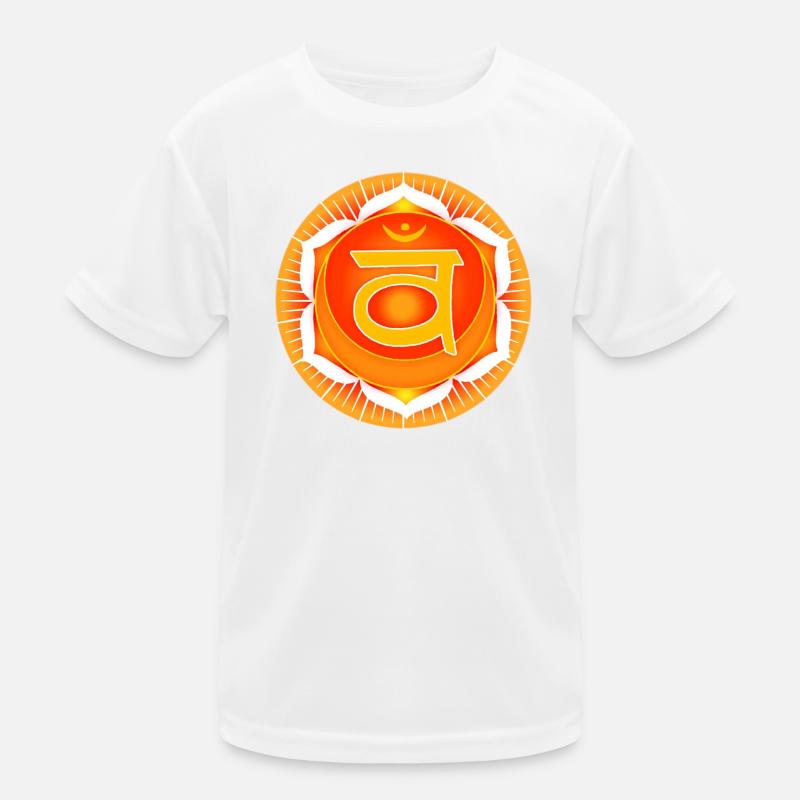 Sacral Chakra Svadhisthana Kids Functional T-Shirt