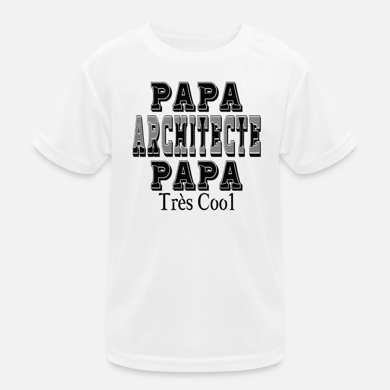 Papa Architecte Papa Très Cool T-shirt sport Enfant