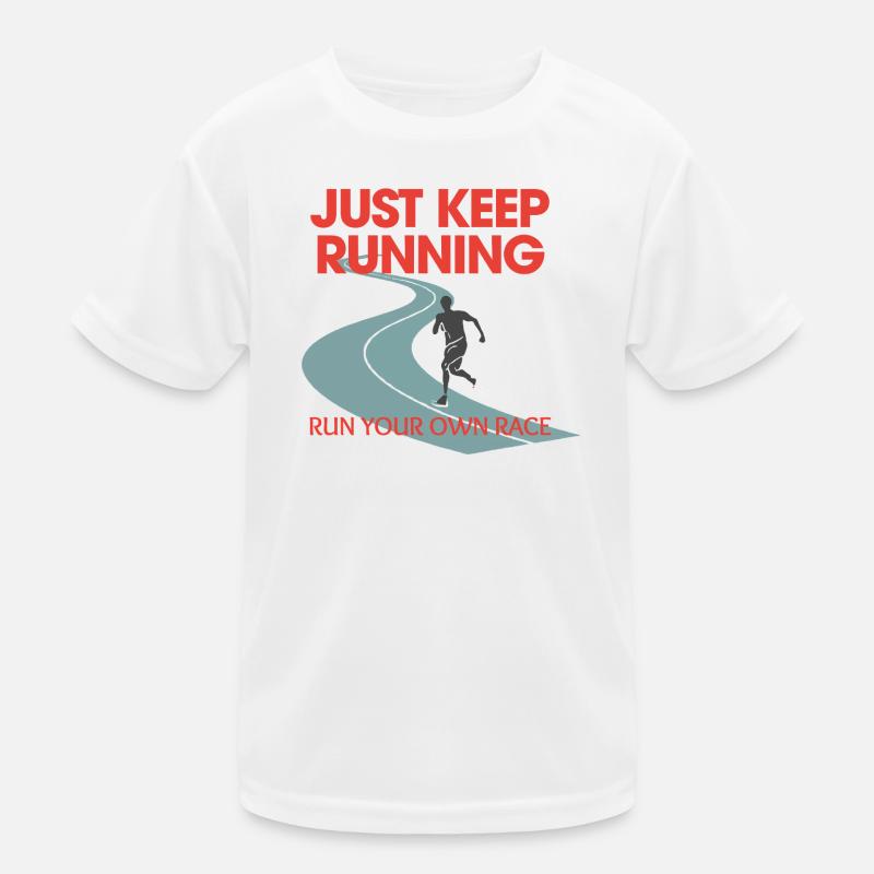 Jogging, Endurance Runner Fitness, continue simplement à courir T-shirt sport Enfant