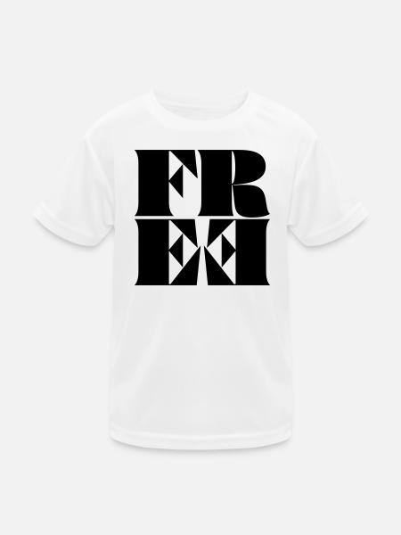 Free - Kids Functional T-Shirt - white
