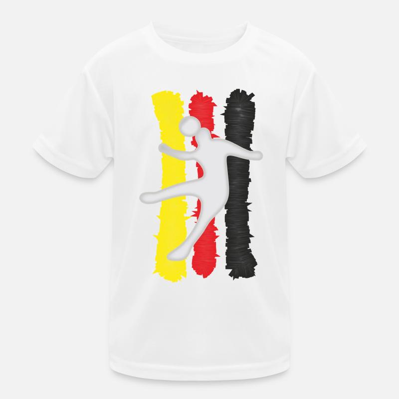 Fußball Logo Kinder Funktions-T-Shirt