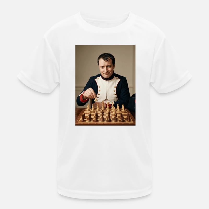 Napoleon plays chess. Kids Functional T-Shirt