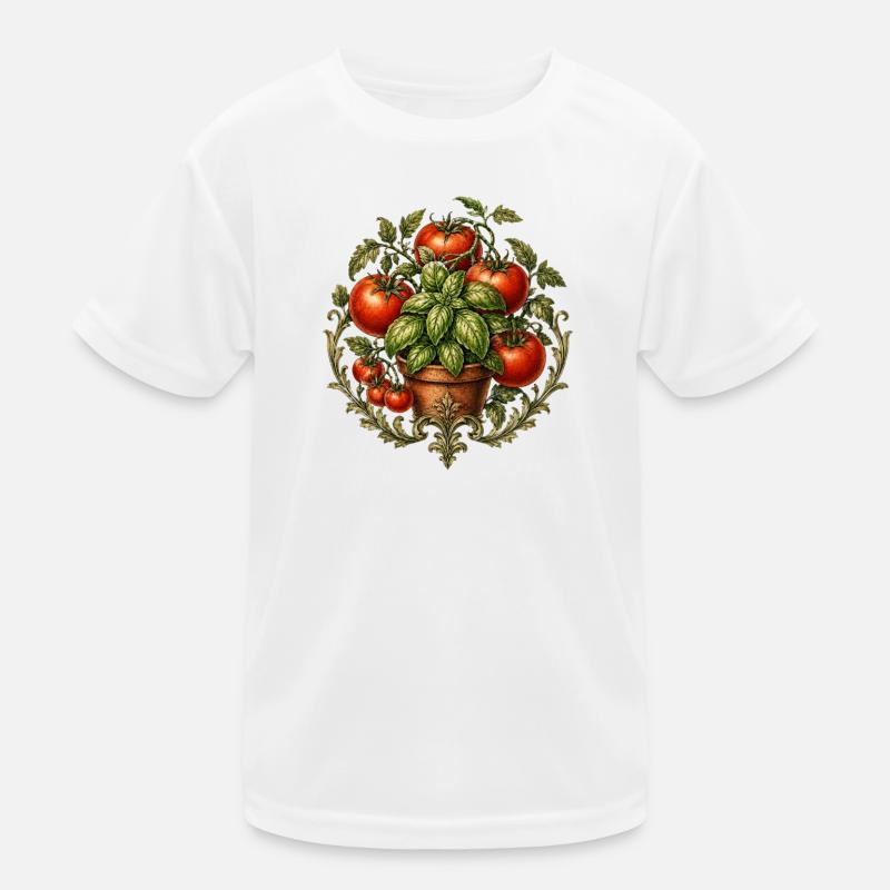 Tomates et basilic T-shirt sport Enfant