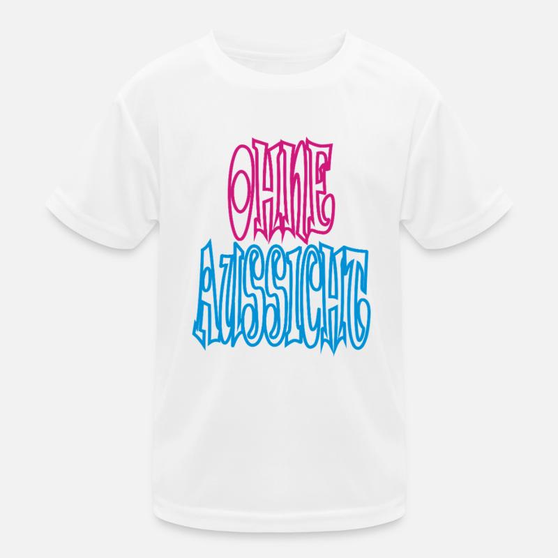 Ohne Aussicht Kinder Funktions-T-Shirt