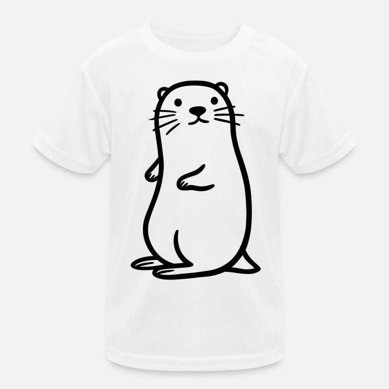 Otter Kinder Funktions-T-Shirt
