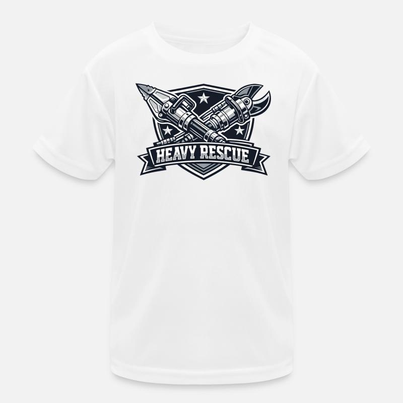 Schwerer Rettung Logo Kinder Funktions-T-Shirt