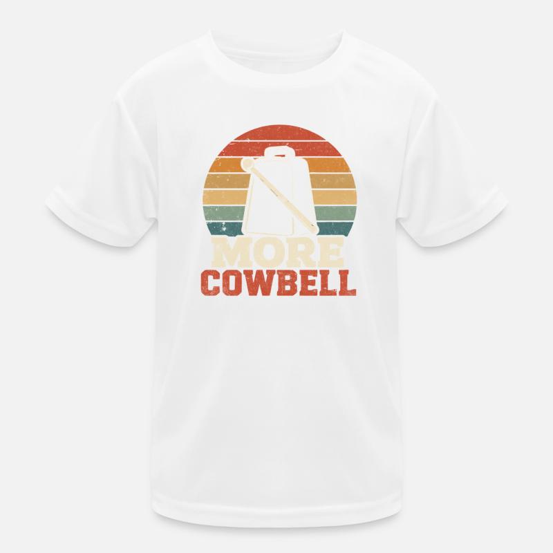 Cowbell Rainbow Circle Kids Functional T-Shirt