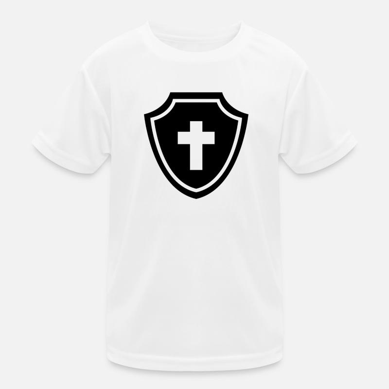 Armor of God Shield Kids Functional T-Shirt