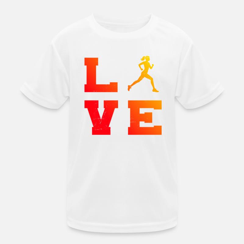 Geschenkidee für eine Running mit Running Kinder Funktions-T-Shirt
