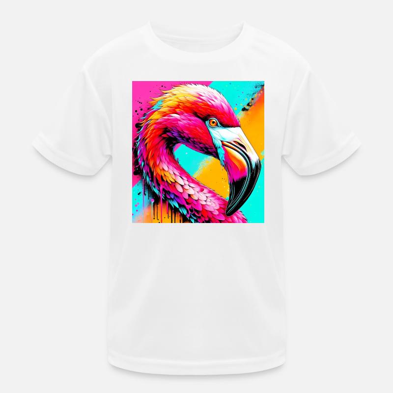 Flamingo Kinder Funktions-T-Shirt