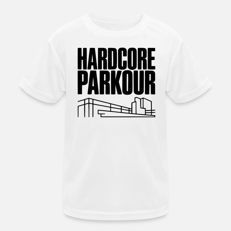 Hardcore Parkour Kinder Funktions-T-Shirt