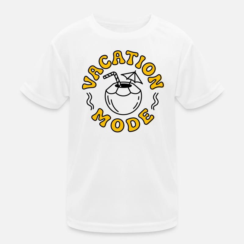 Vacation Mode Kids Functional T-Shirt