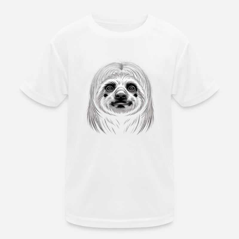Faultier Kinder Funktions-T-Shirt