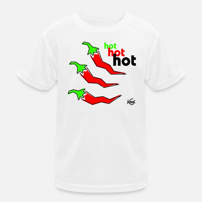 Pepperoni hot Kinder Funktions-T-Shirt