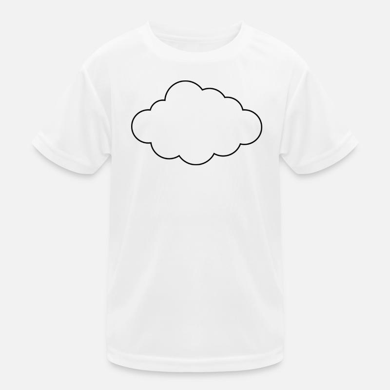 Cloud outline Kids Functional T-Shirt