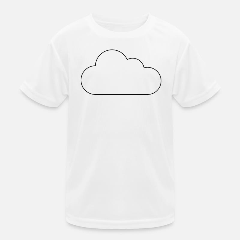 Cloud outline Kids Functional T-Shirt
