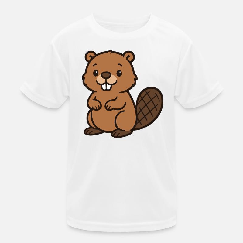 Wohlfühlbiber Kinder Funktions-T-Shirt