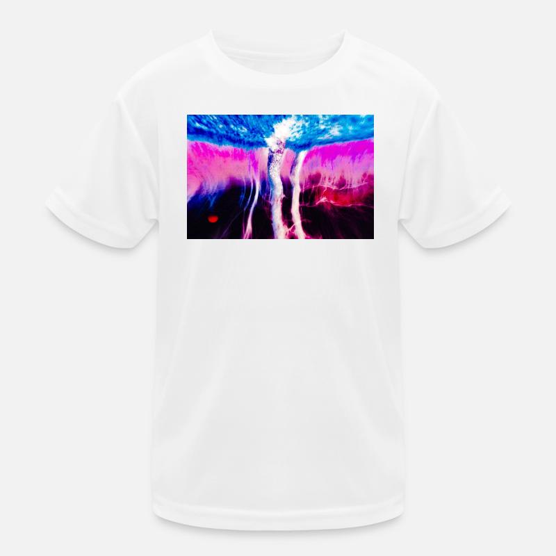 Neon Rift Psychedelic Kids Functional T-Shirt