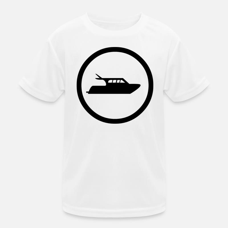 Motorboat Kids Functional T-Shirt